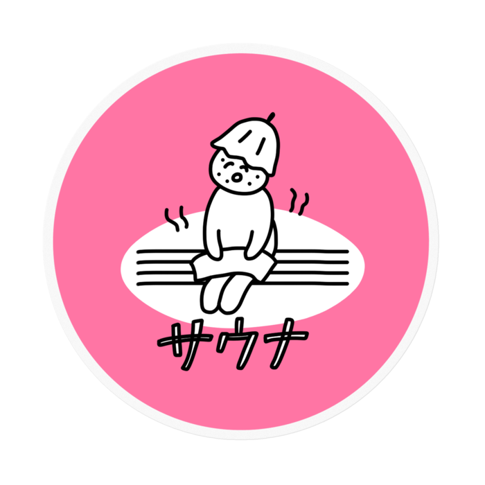 ステッカー - 100 x 100 (mm)