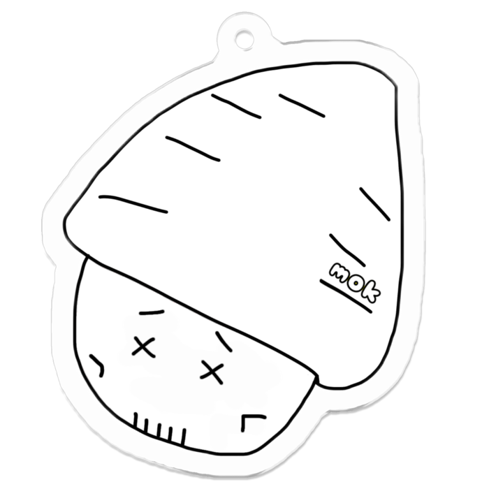 アクリルキーホルダー - 50 x 50 (mm)