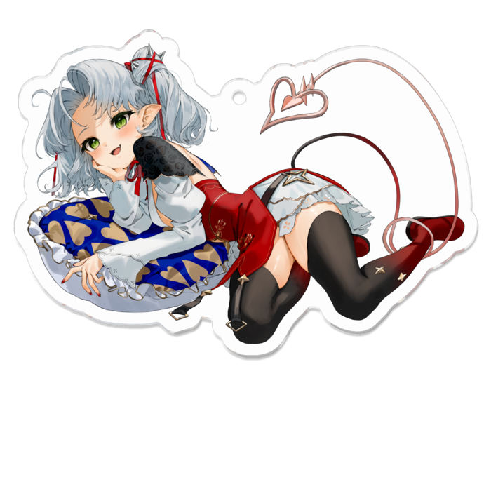 アクリルキーホルダー（コーティング） - 70 x 70 (mm)