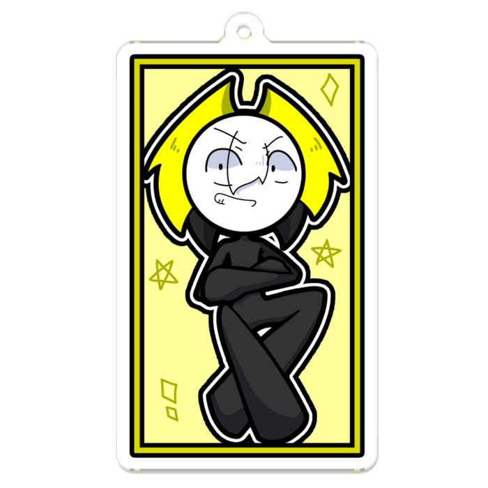 アクリルキーホルダー - 70 x 70 (mm)