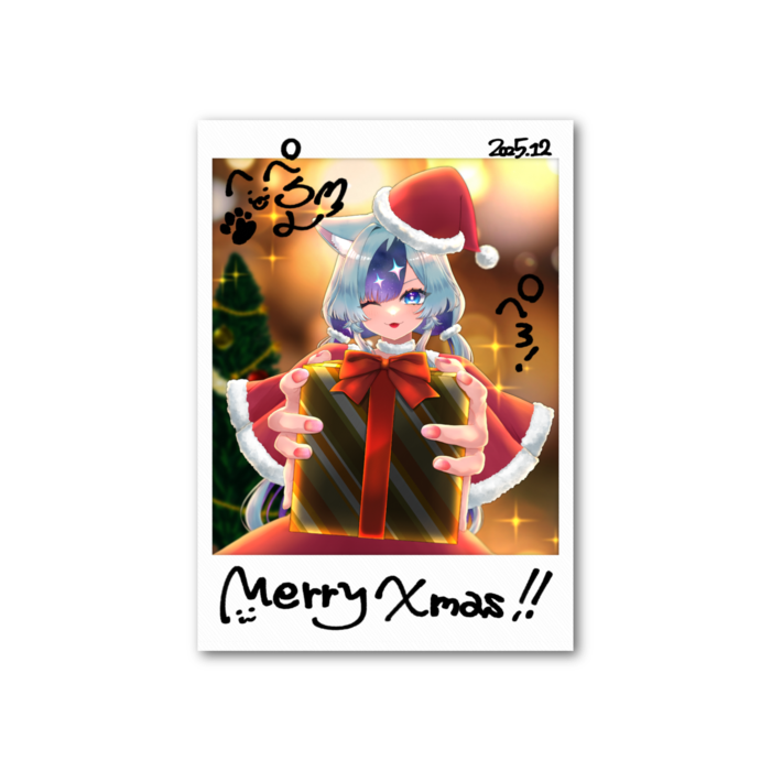 フォト風カード - 縦 - 片面