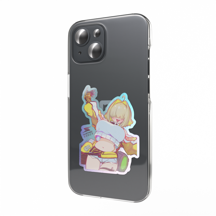 オーロラスマホステッカー - 縦