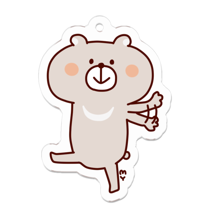 アクリルキーホルダー - 50 x 50 (mm)