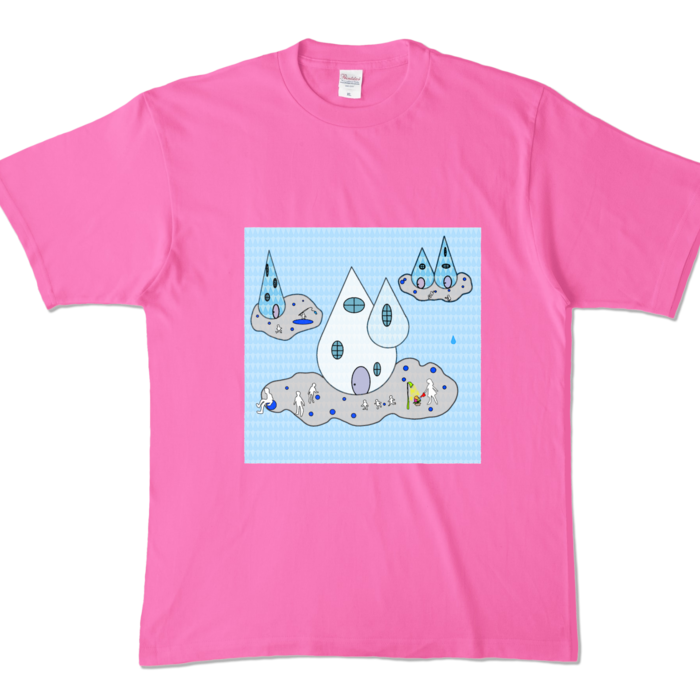 カラーTシャツ - XL - ピンク (濃色)