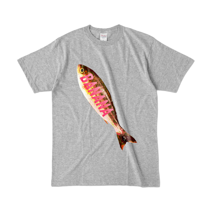カラーTシャツ - L - 杢グレー (濃色)