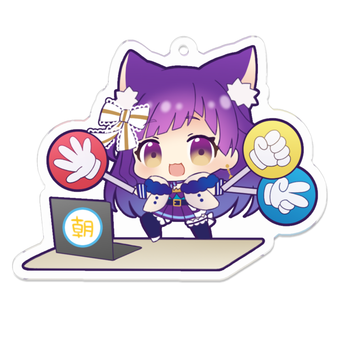 アクリルキーホルダー - 70 x 70 (mm)