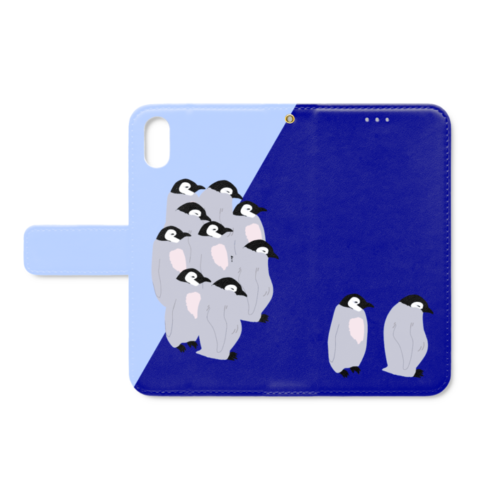 手帳型iPhoneケース - iPhone XS / X - ストラップ穴 あり