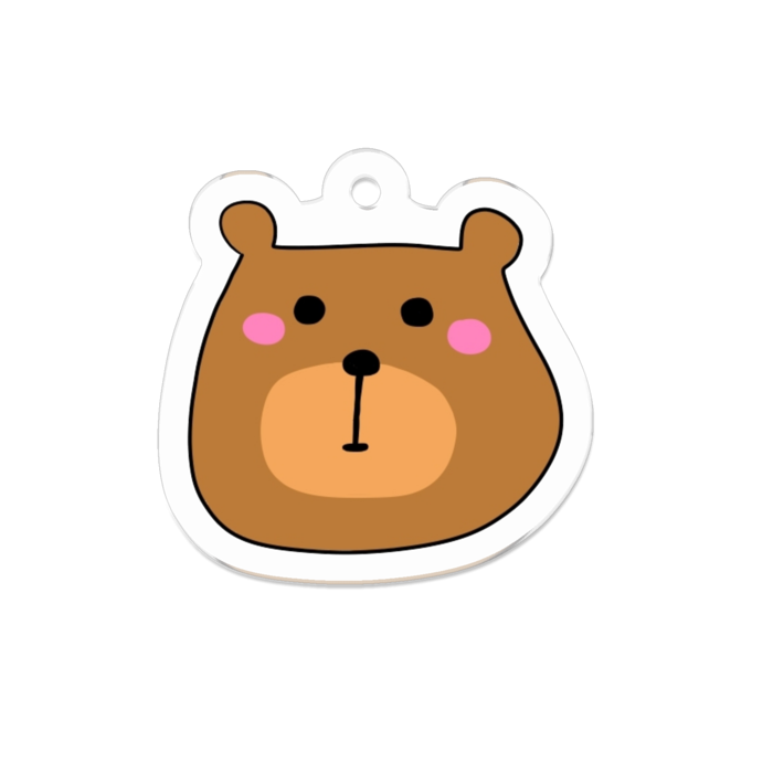 アクリルキーホルダー - 50 x 50 (mm)