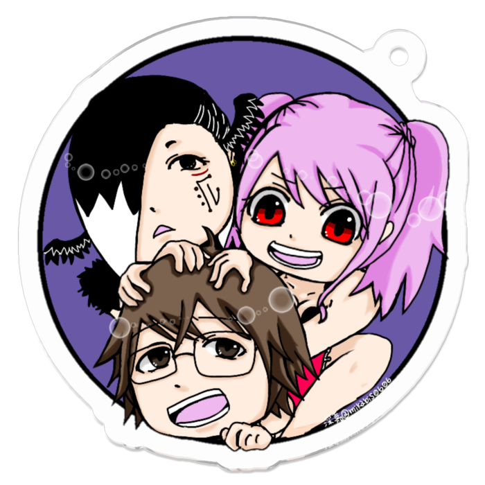 アクリルキーホルダー - 50 x 50 (mm)