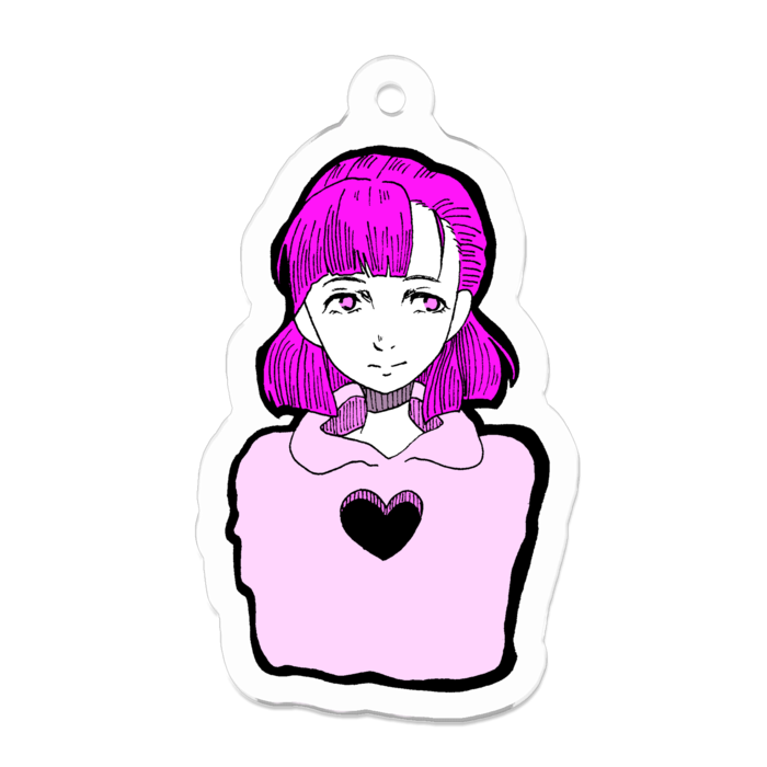 アクリルキーホルダー - 50 x 50 (mm)