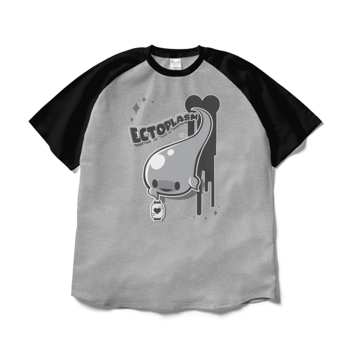 杢グレー×黒　XL