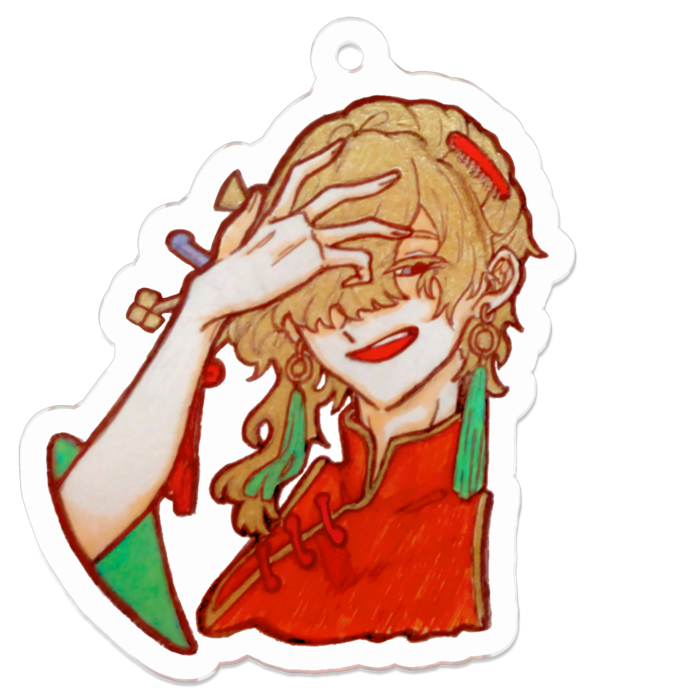 アクリルキーホルダー - 50 x 50 (mm)