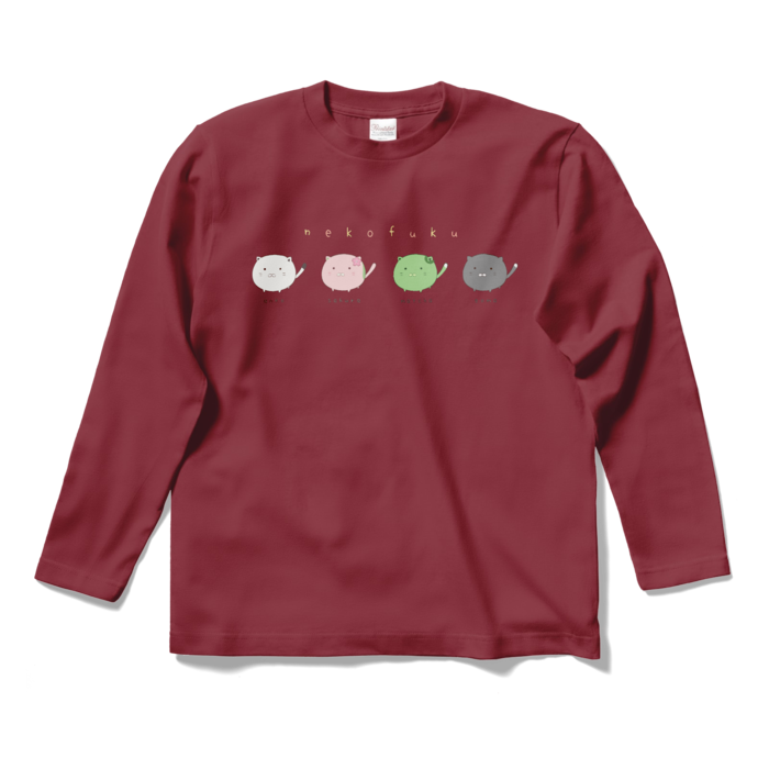 ロングスリーブTシャツ - S - バーガンディ