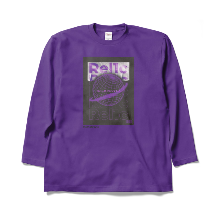 Rel1cStyle ロングスリーブTシャツ XL - Rel1c (Purple)