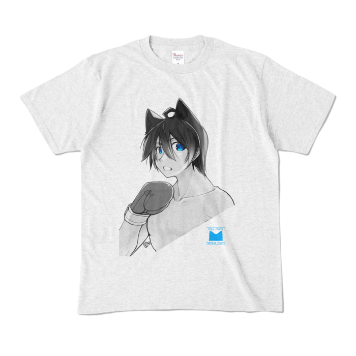 前面プリント：M - アッシュ