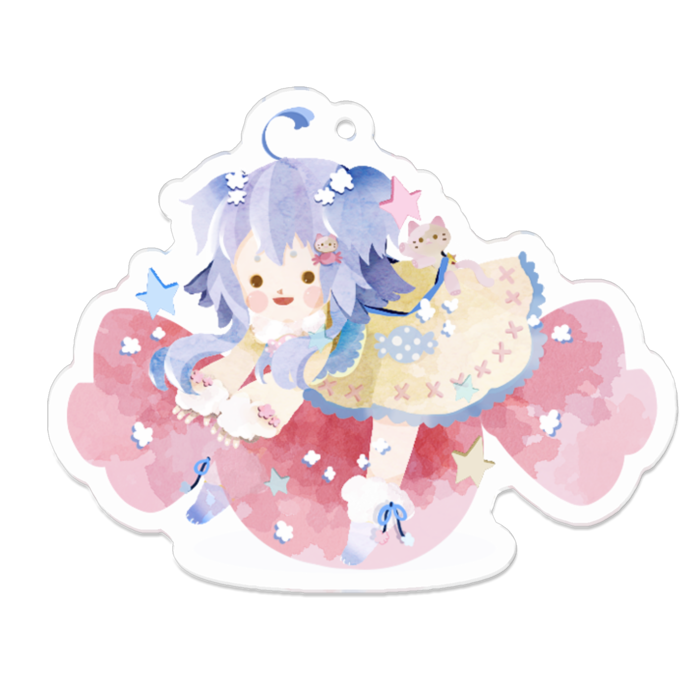 アクリルキーホルダー - 70 x 70 (mm)