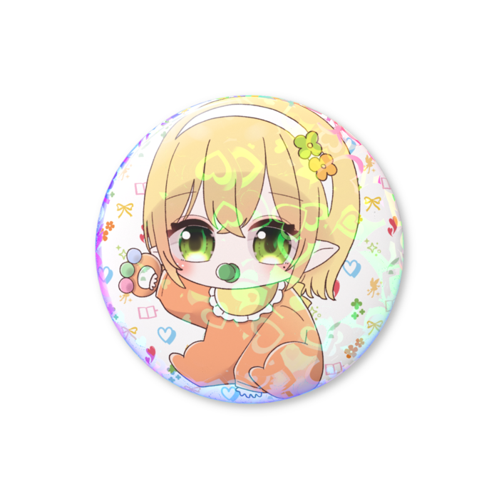 ホログラム缶バッジ - 76mm