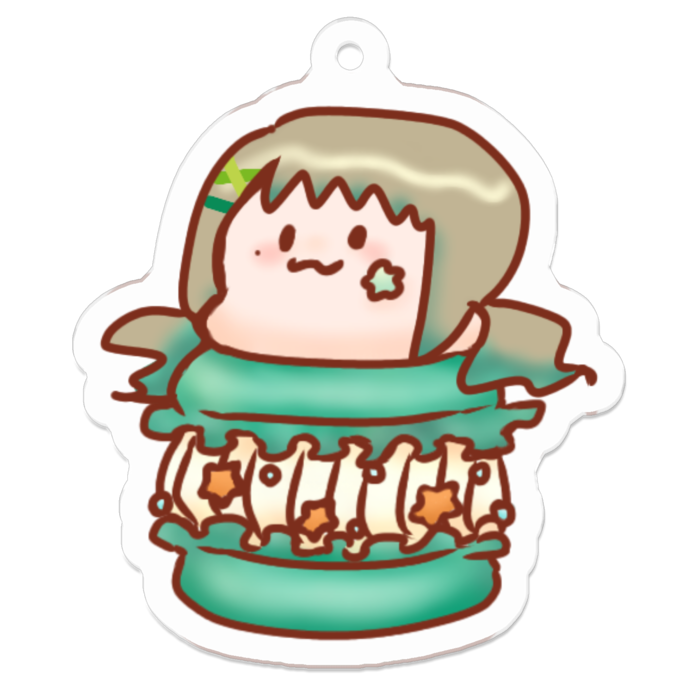 アクリルキーホルダー（コーティング） - 50 × 50 (mm)(1)