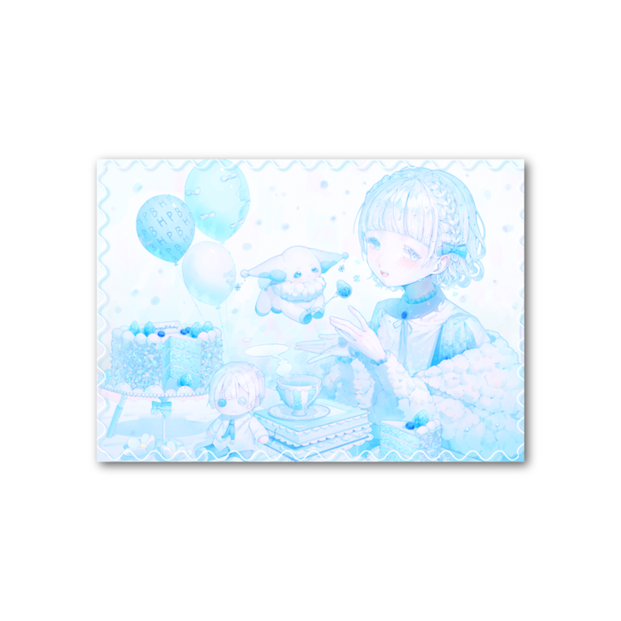 フォト風カード - 横 - 両面