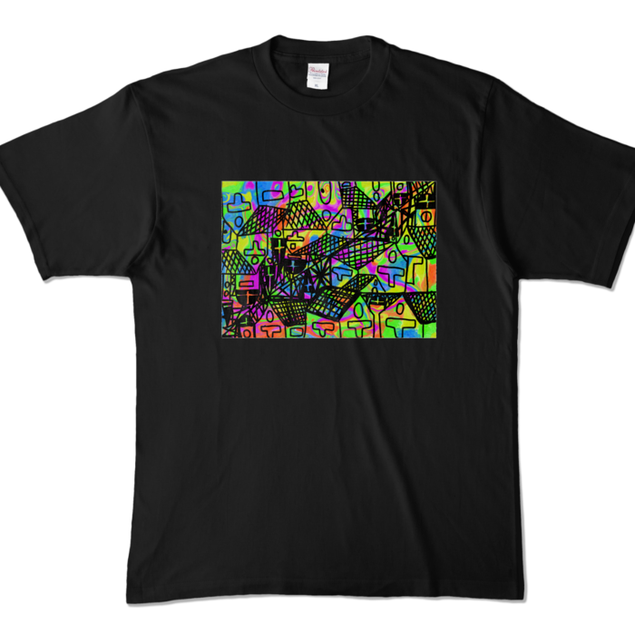 カラーTシャツ - XL - ブラック (濃色)