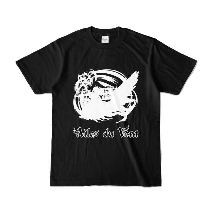 オリジナルシルエットカラーTシャツ（Black） - S -
