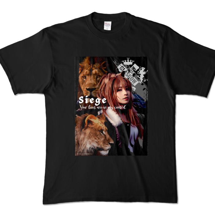 カラーTシャツ - XL - ブラック (濃色)