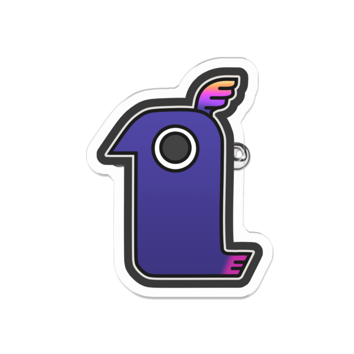 アクリルバッジ - 50 x 50 (mm)