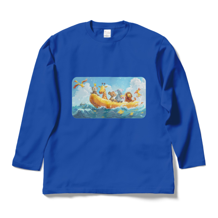 ロングスリーブTシャツ - L - ロイヤルブルー