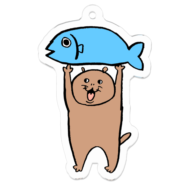 アクリルキーホルダー - 50 x 50 (mm)