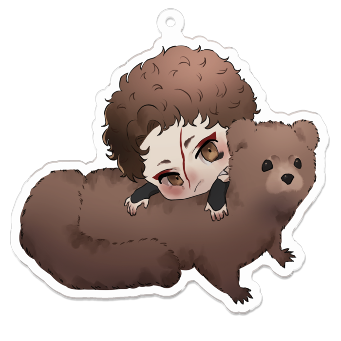 アクリルキーホルダー - 70 x 70 (mm)