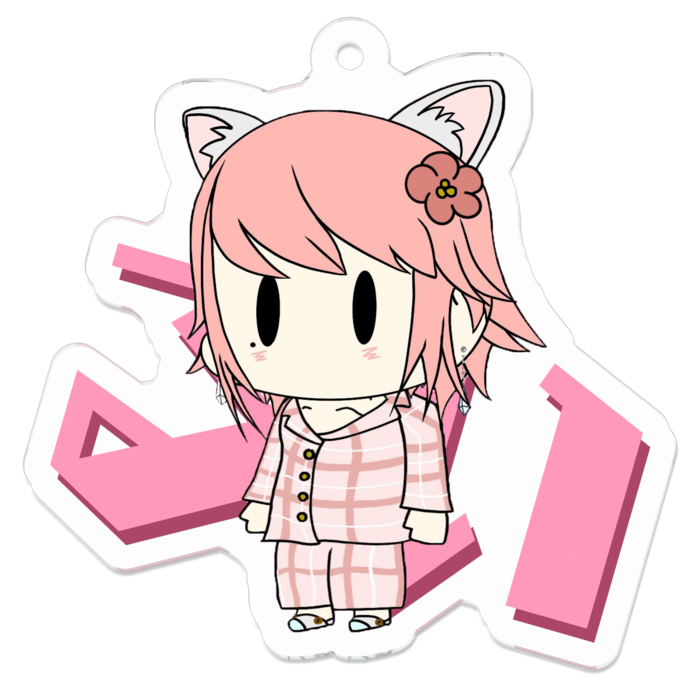 アクリルキーホルダー - 50 x 50 (mm)