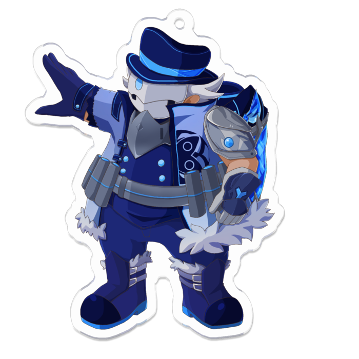 アクリルキーホルダー - 70 x 70 (mm)