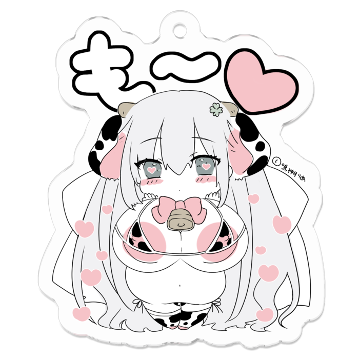 アクリルキーホルダー（コーティング） - 50 x 50 (mm)