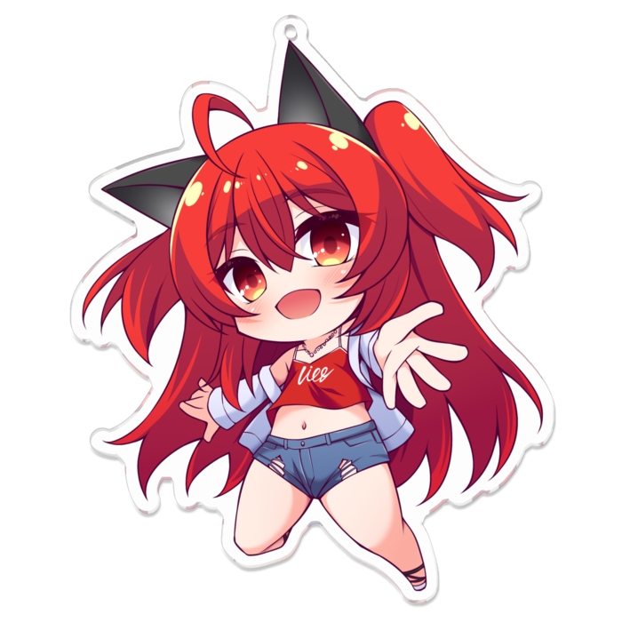 アクリルキーホルダー（コーティング） - 100 x 100 (mm)