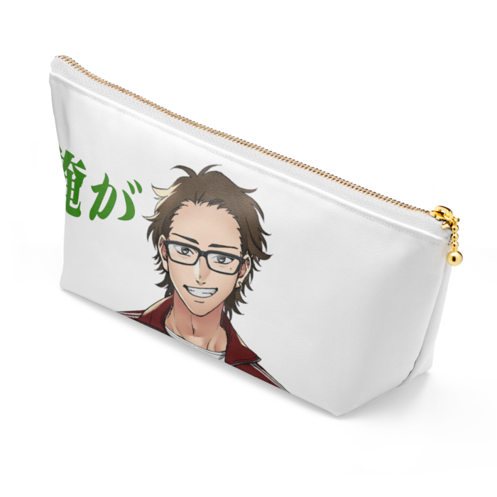 ポーチ - 長さ21.5cm / 高さ10cm - ホワイト