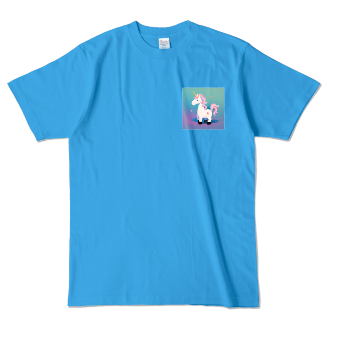 カラーTシャツ - L - ターコイズ (濃色)