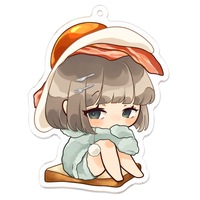 アクリルキーホルダー - 70 x 70 (mm)