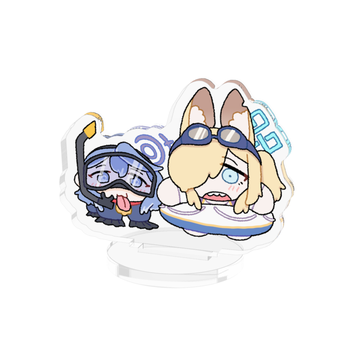 ちびカンナ&アコ犬(水着)