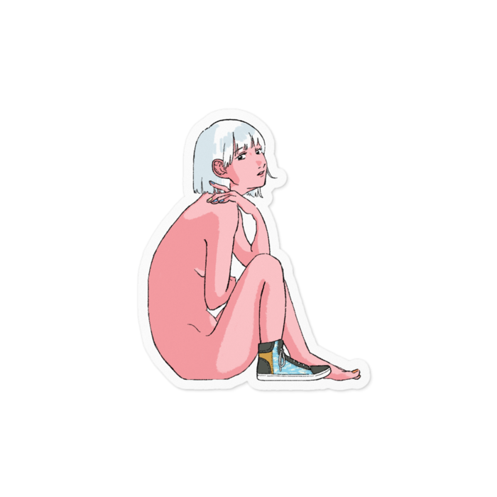 ステッカー - 100 x 100 (mm)