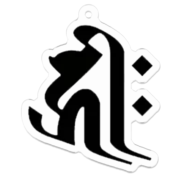 アクリルキーホルダー - 50 x 50 (mm)