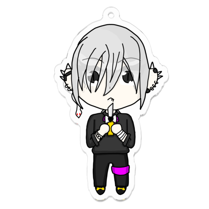 アクリルキーホルダー - 70 x 70 (mm)