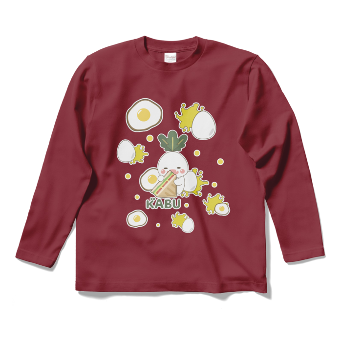 ロングスリーブTシャツ - S - バーガンディ