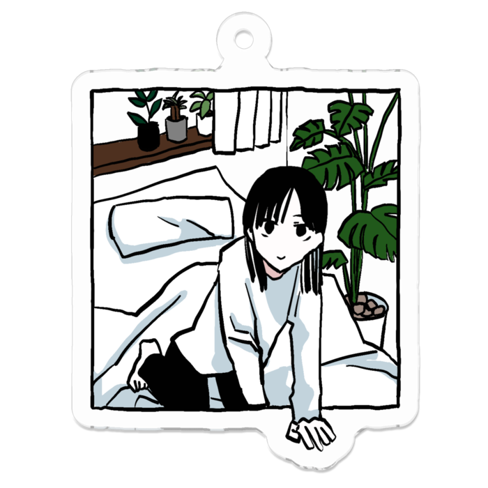 アクリルキーホルダー - 50 x 50 (mm)