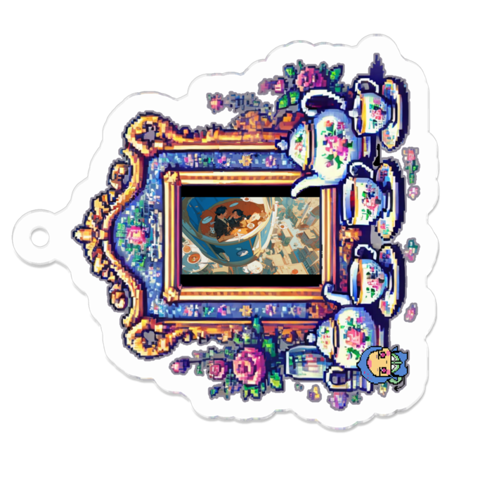 アクリルキーホルダー - 50 x 50 (mm)