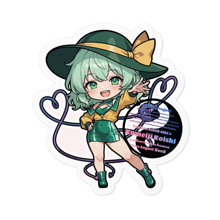 ステッカー - 100 x 100 (mm)