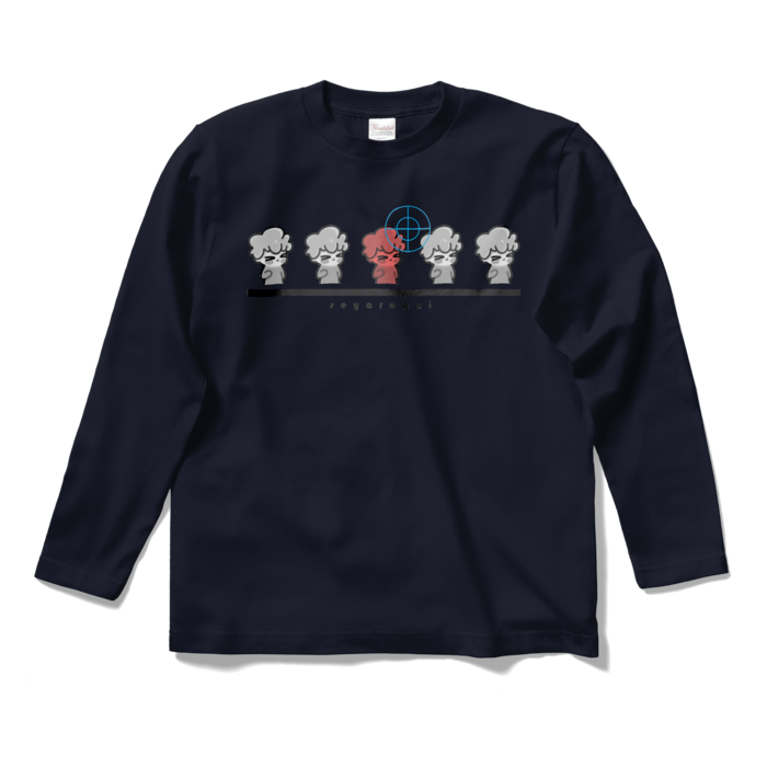 ロングスリーブTシャツ - S - ネイビー