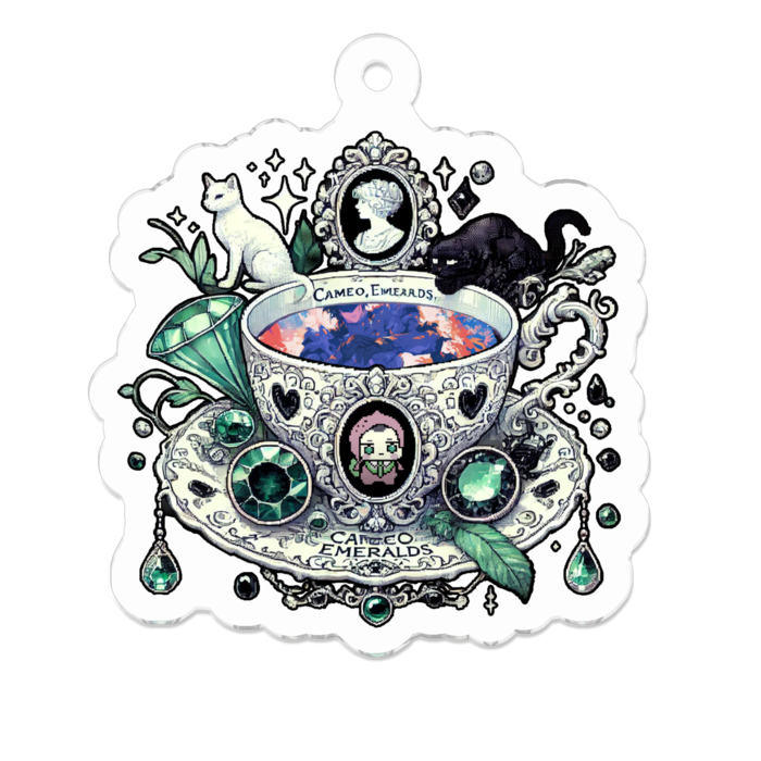 アクリルキーホルダー - 50 x 50 (mm)