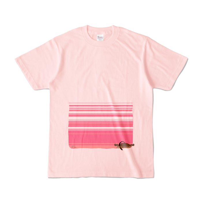 カラーTシャツ - S - ライトピンク (淡色)