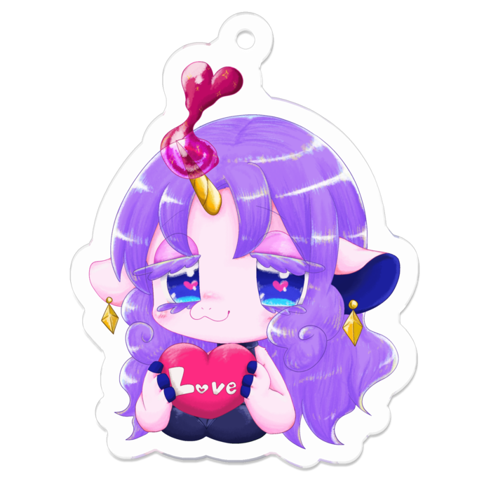 アクリルキーホルダー - 50 x 50 (mm)