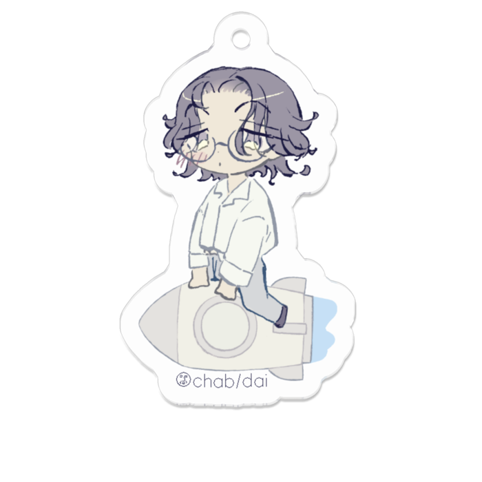 アクリルキーホルダー - 50 x 50 (mm)